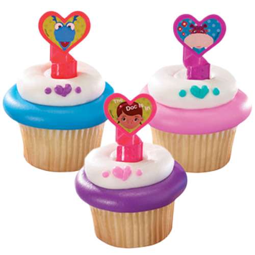 Doc McStuffins Cupcake Decorating Rings - Click Image to Close